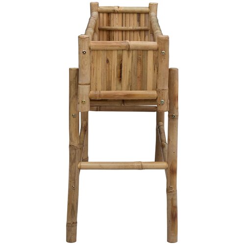  Vrtni saksija s držačem Prirodna 100 x 38 x 74 cm Bambus Slike