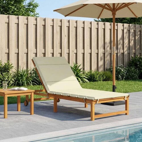  Jastučić za ležaljku GEMERT 100% poliester Krem 200 x 90 x 3 cm - Krem 200 x 90 x 3 cm Poliester Cene