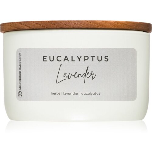 Milkhouse Candle Co. Statement Eucalyptus Lavender di&amp;scaron;eča sveča 283 g Slike