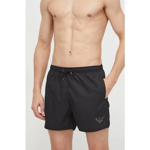 Emporio Armani Underwear Kopalne kratke hlače črna barva