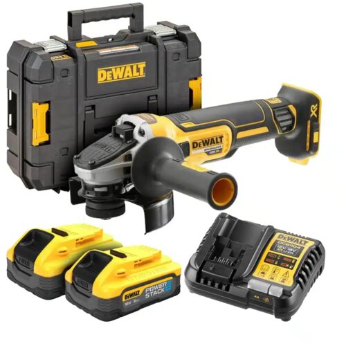 Dewalt DCG405H2T aku ugaona brusilica 125mm 18V xr brushless (2x5.0Ah powerstack) Slike