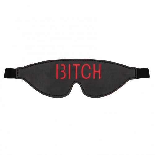 Ouch! Blindfold BITCH Black Cijene