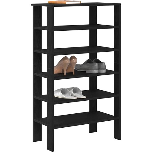  Stalak za cipele crni 61x32x105 cm od konstruiranog drva Cijene