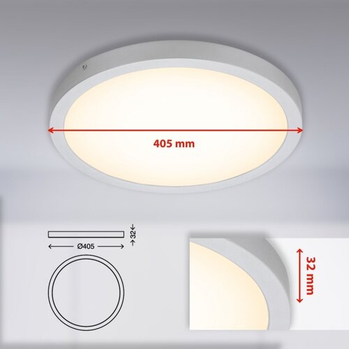 BRILONER 7143-014 - led plafonsko svetlo fire LED/24,5W/230V 3000K Slike