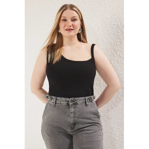 Trendyol Ženska majica Tbbss25Cv00009, Crna Cene