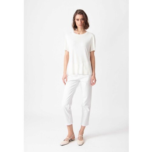 IVKO WOMAN pulover o-izrez - bela 251434.010 Slike