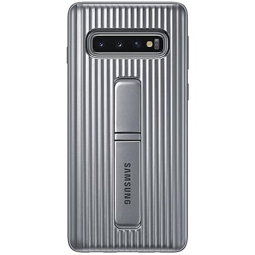 Samsung original ovitek EF-RG973CSE za Galaxy S10 G973 Rugged - učinkovita zaščita - srebrn Cene