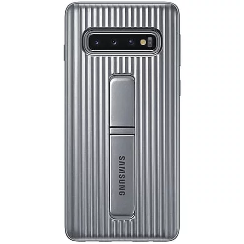 Samsung original ovitek EF-RG973CSE za Galaxy S10 G973 Rugged - učinkovita zaščita - srebrn