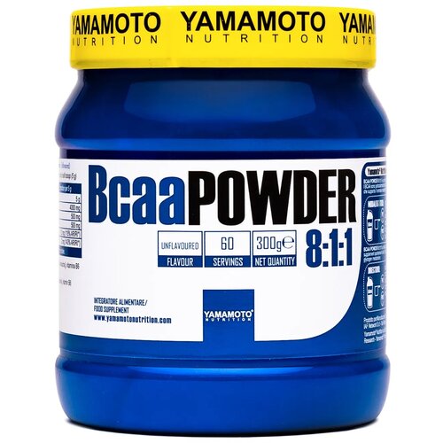 Yamamoto nutrition bcaa 8:1:1 300g &amp;ndash; aminokiseline za mi&amp;scaron;ićni oporavak - neutralan Slike