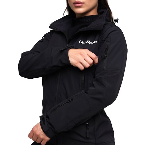 GymBeam women&amp;lsquo;s softshell jacket black Slike