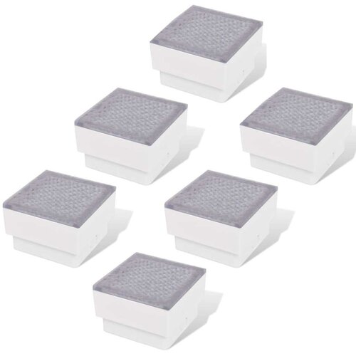VidaXL LED Ugradbene Svjetiljke 6 kom 100x100x68 mm Slike