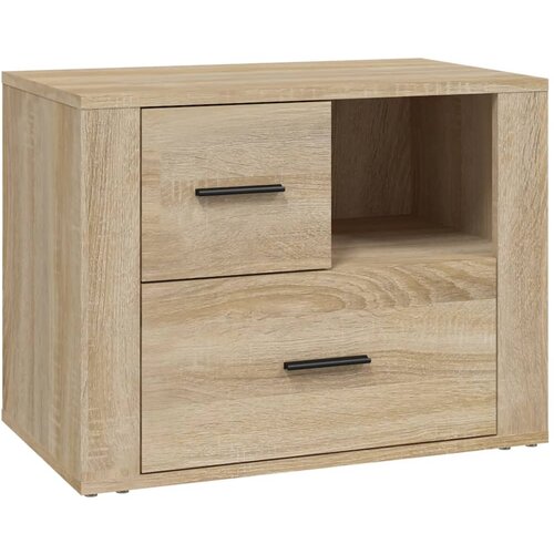 Maison Chic Nočna omarica - Nočna miza sonoma hrast 60x36x45 cm inženirski les, (21687432) Cene