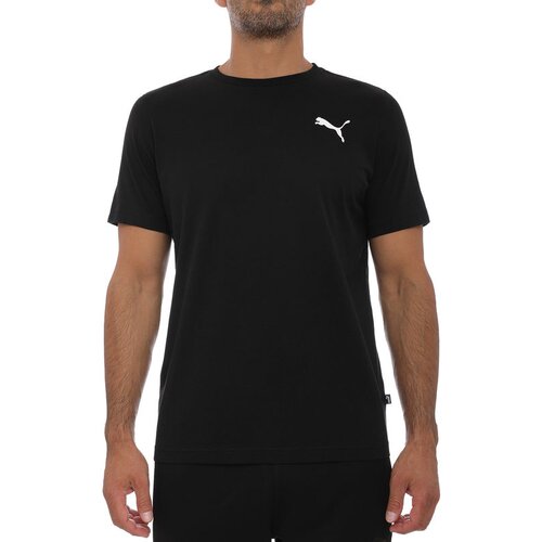 Puma Majice s kratkimi rokavi ESS CAT LOGO TEE Črna Slike