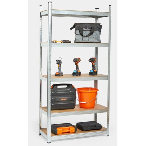 Vonhaus 5-razinski pocinčani regal visine 1.8m Cijene