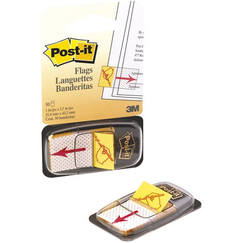  ZASTAVICA 25,4X43,2MM 50L POST-IT 3M.680-31 SIGN ŽUTA BLISTER Cijene