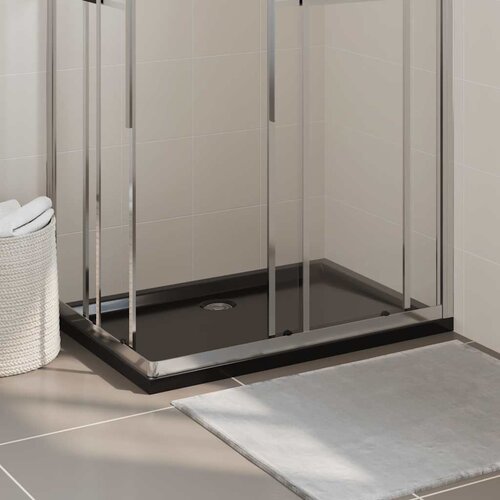  Pravokutna tu&scaron;-kada ABS crna 70 x 100 cm Cijene