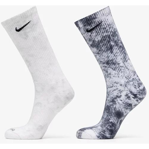 Nike Everyday Plus Cushioned Tie-Dye Crew Socks 2-Pack Multi-Color
