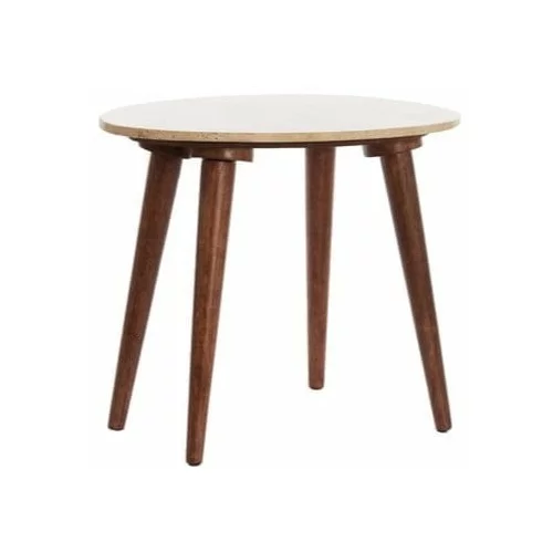 Light & Living Bež okrugli stolić za kavu 40x51 cm Romano –