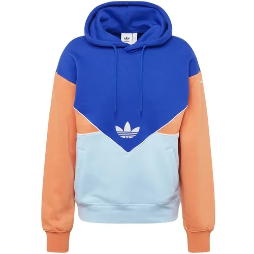 Adidas Sweater majica plava / svijetloplava / breskva / bijela
