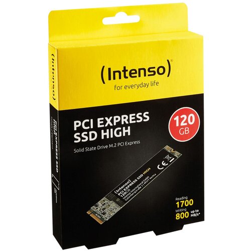  (Intenso) SSD M.2 2280, PCIe, kapacitet 120 GB - SSD M.2 PCIe 120GB/High Cijene