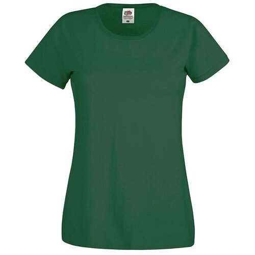 Fruit Of The Loom Green Women's T-shirt Lady fit Original Slike