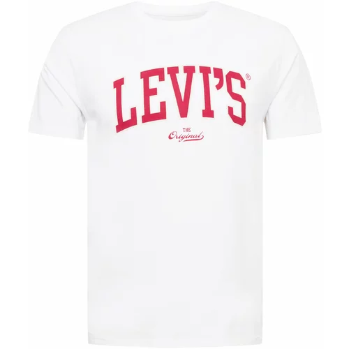 Levi's Majica crvena / bijela