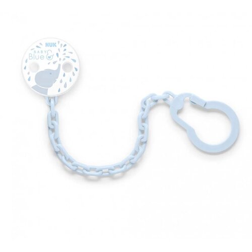 Nuk plastični lančić za varalicu baby blue 750590P Slike