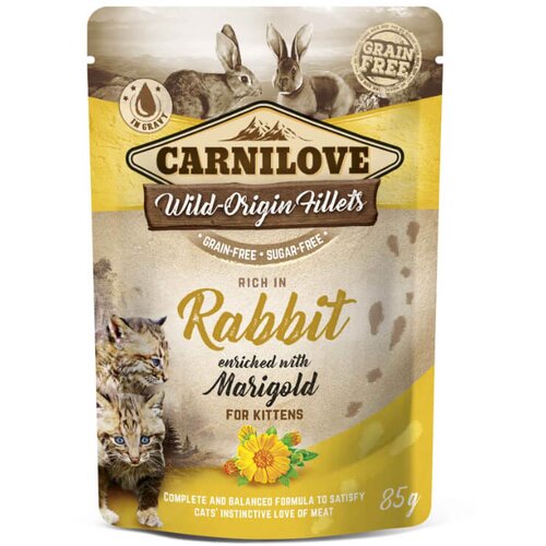 Carnilove cat wmm adult - kunec &amp;amp; ognjič, 85 g 85 g Slike