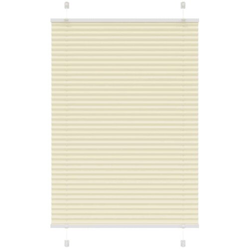 VidaXL Plisirana roleta krem 90x150 cm &amp;scaron;irina tkanine 89,4 cm Slike