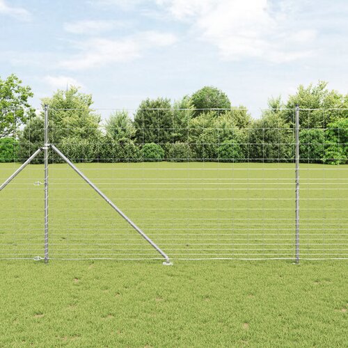 vidaXL Field Fence 1.5x25 m Galvanizirano jeklo Cene