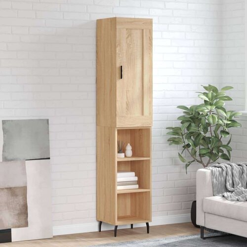  Visoka komoda hrasta sonome 34 5x34x180cm od konstruiranog drva Cijene