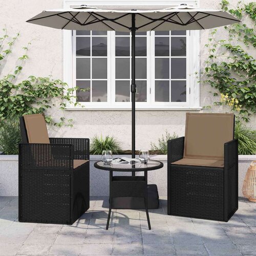 Blazine za sedež in hrbet 2 pcs Taupe 47 x 45 x 2 cm Poliester, (5000232269) Cene