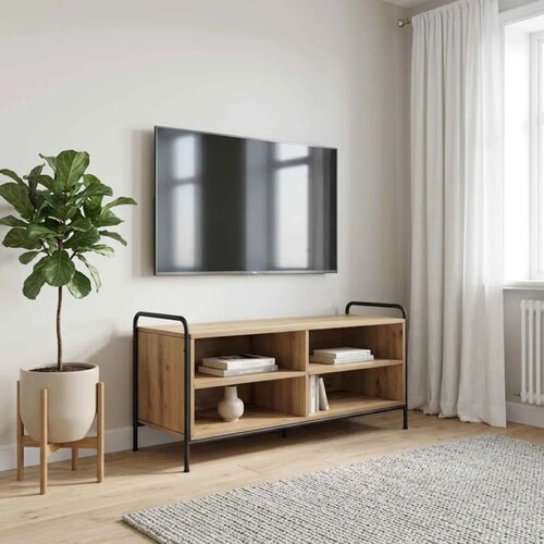  TV ormar 140 x 39 5 x 50 cm Hrast artisan Konstruirano drvo - Hrast artisan 100 x 39 5 x 50 cm Slike