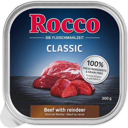 Rocco Varčno pakiranje Classic pladnji 27 x 300 g - Govedina s severnim jelenom Cene