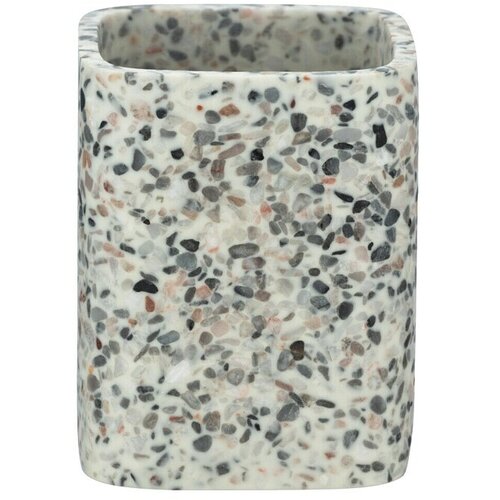 Wenko Kupaonska ča&amp;scaron;a Terrazzo (Bijela, D x &amp;Scaron; x V: 8 x 8 x 105 cm) Slike