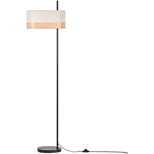Nettlife Stojalo Lamp v Vintage Slogu - Stoječa Tkaninska Uta z Belim Ostankom, E27 Vijak, Nožni Stikalo, Rustikalno Retro za Spalnico (Brez Sijalke, (5000491643) Slike