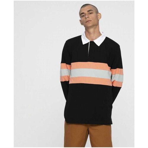 Santa Cruz Majice & Polo majice Vista strip l/s polo Črna Cene
