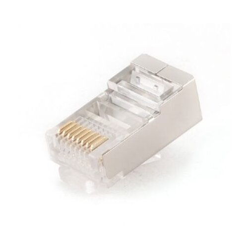 Konektor 8P8C, modular shielded 30u” gold plated, GEMBIRD PLUG5SP/100, 100 kom Cijene