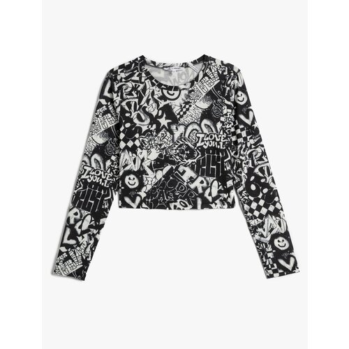 Koton T-Shirt - Black Slike