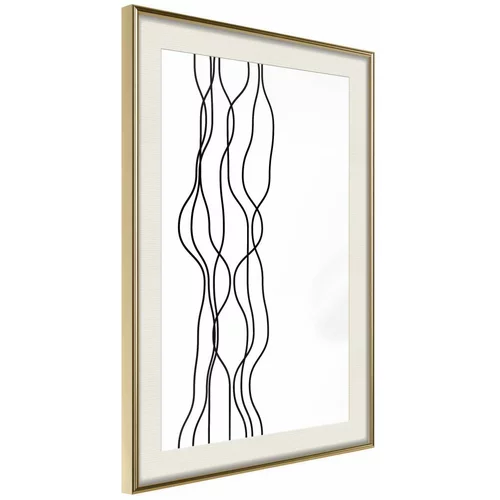  Poster - Wavy Lines 30x45