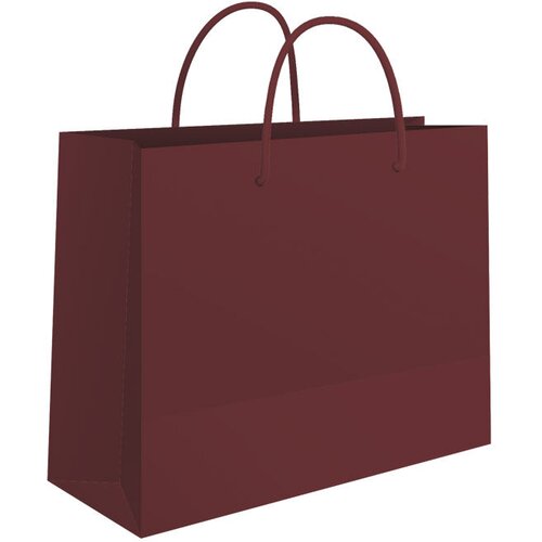  VREĆICE UKRASNE 24X16X7CM SJAJNA PLASTIFIKACIJA FORNAX BORDO Slike