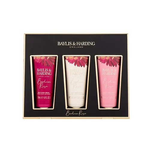 Baylis & Harding boudoire Rose Gift Set krema za roke 50 ml za ženske