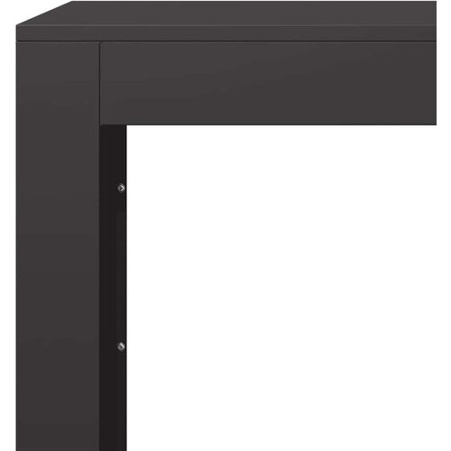 VidaXL Stalak za drva za ogrjev crni 100x40x80 cm čelični Slike