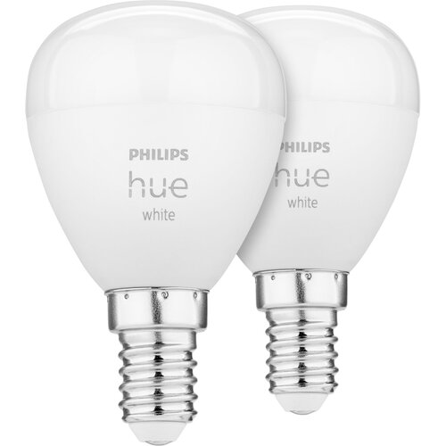 Philips Hue LED Lamp E14 2-Pack Set 5,7W 470lm White Luster - pametne žarulje Cijene