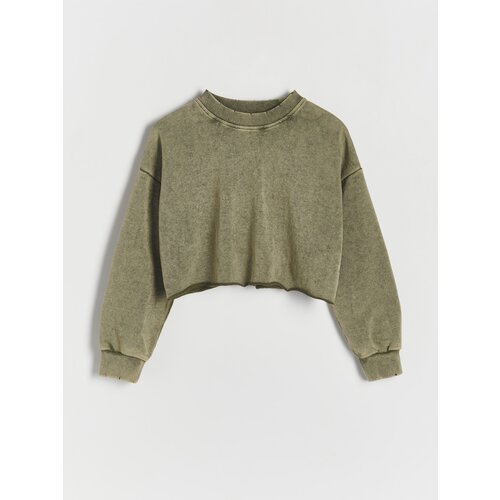 Reserved - GIRLS` JOGGING TOP - prljavozeleno Cijene