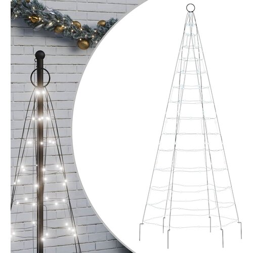  LED božićno drvce 200 LED hladno bijelo 180 cm Slike