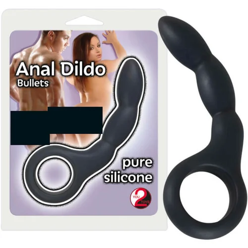 You2Toys - Bullet - silikonski analni dildo (grafit)