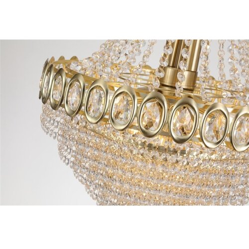 Searchlight 1711-11SB - Luster na lancu LOUIS PHILLIPE 8xE14/60W/230V Slike