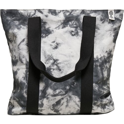 Urban Classics Accessoires Dye Tote Bag Black/White Cene