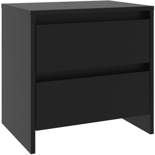 vidaXL Nočna omarica črna 45x34,5x44,5 cm iverna plošča, (20623802) Cene